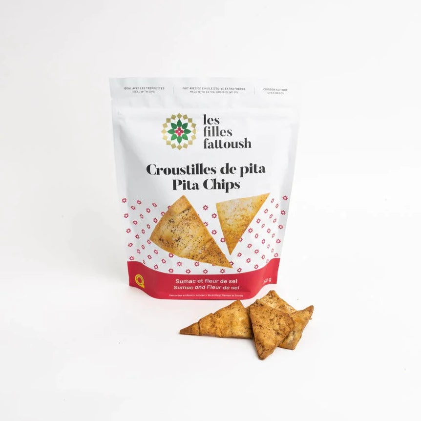 Pita chips - Sumac and fleur de sel