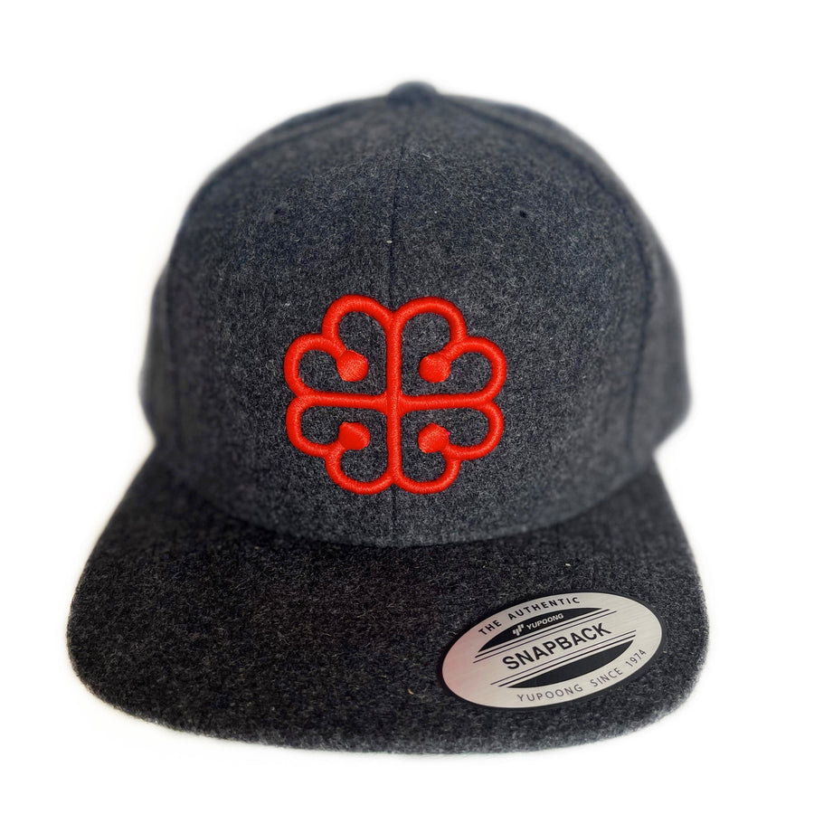 Montreal Rosace Cap - Gray and red