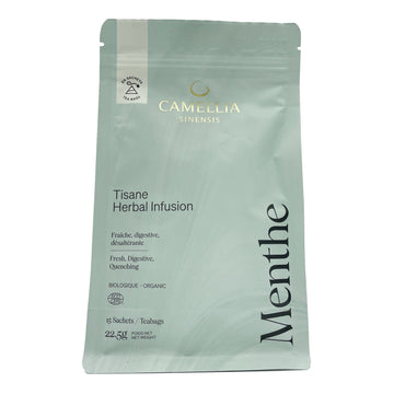Organic mint herbal tea<br> 15 sachets