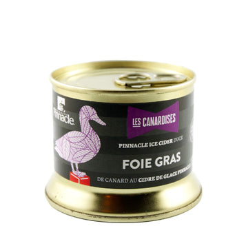 Duck foie gras with<br> minot ice cider