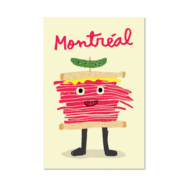 Smoked meat postcard